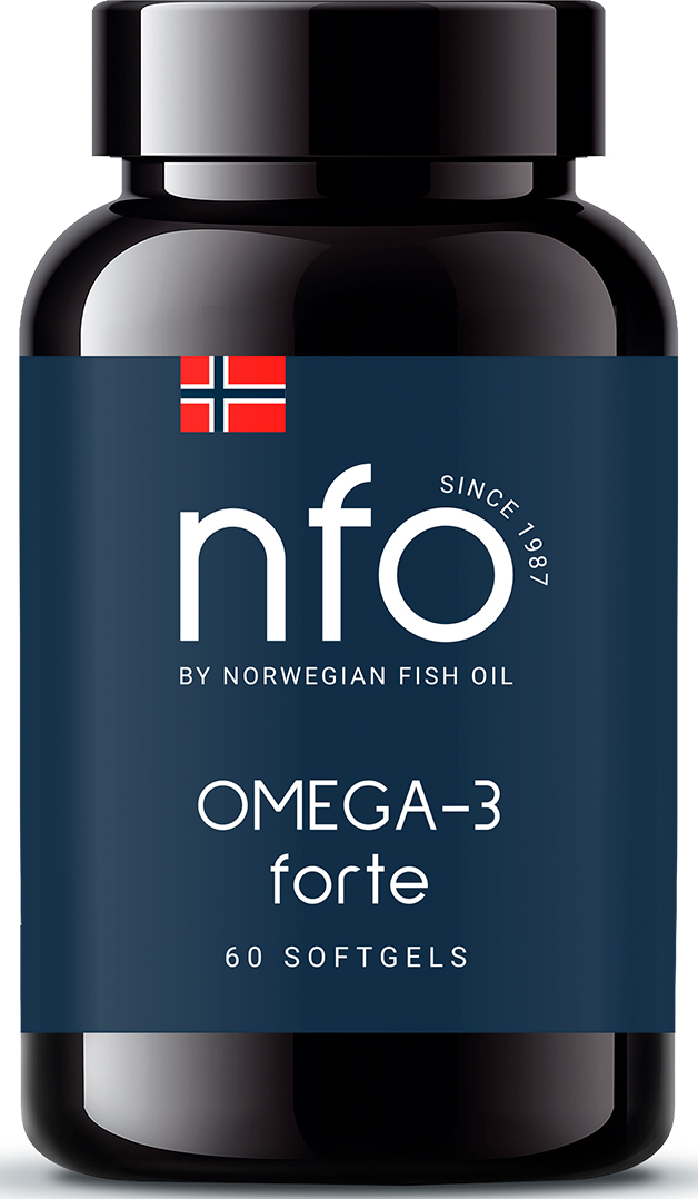 Norwegian Fish Oil Омега 3 форте, 60 капсул (Norwegian Fish 