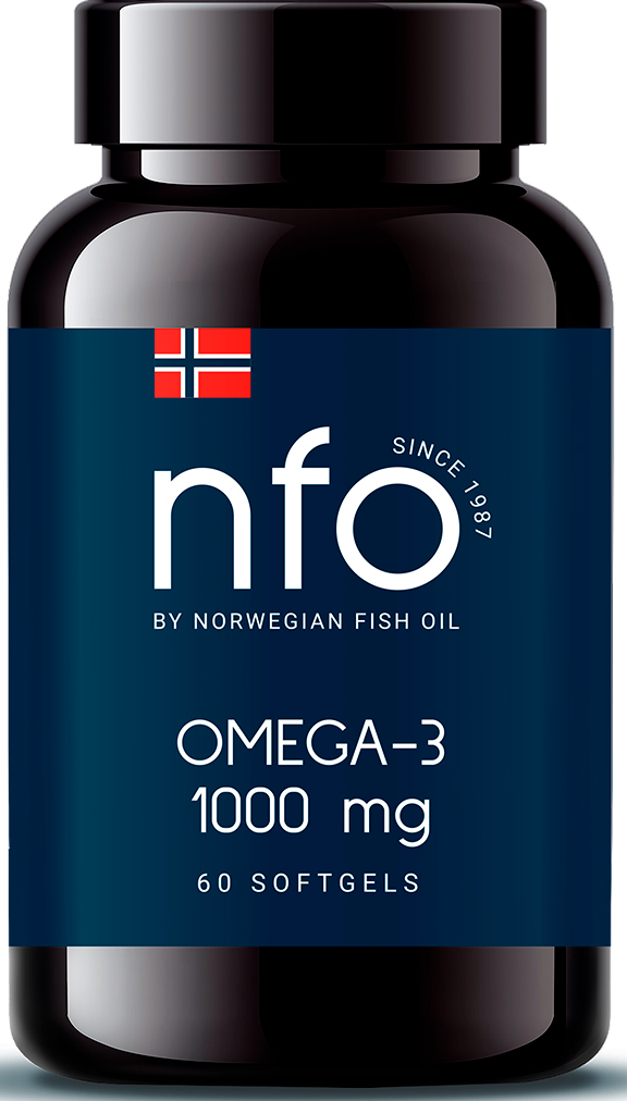 Norwegian Fish Oil Омега 3 1000 мг, 60 капсул (Norwegian Fis