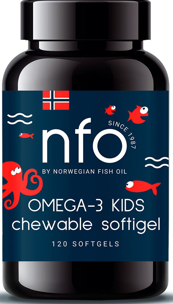 Norwegian Fish Oil Омега 3 с витаминов D для детей, 120 капс