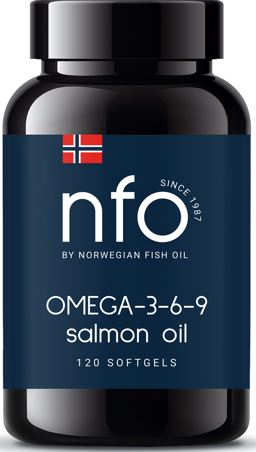 Norwegian Fish Oil Масло лосося с Омега 3-6-9, 120 капcул (N