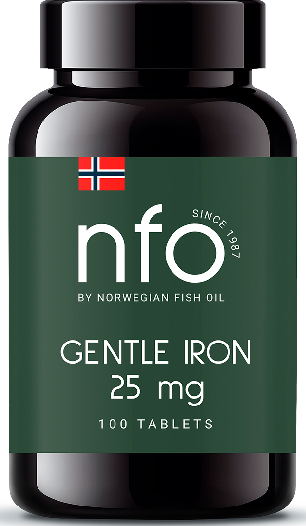 Norwegian Fish Oil Комплекс с легкодоступным железом, 100 та