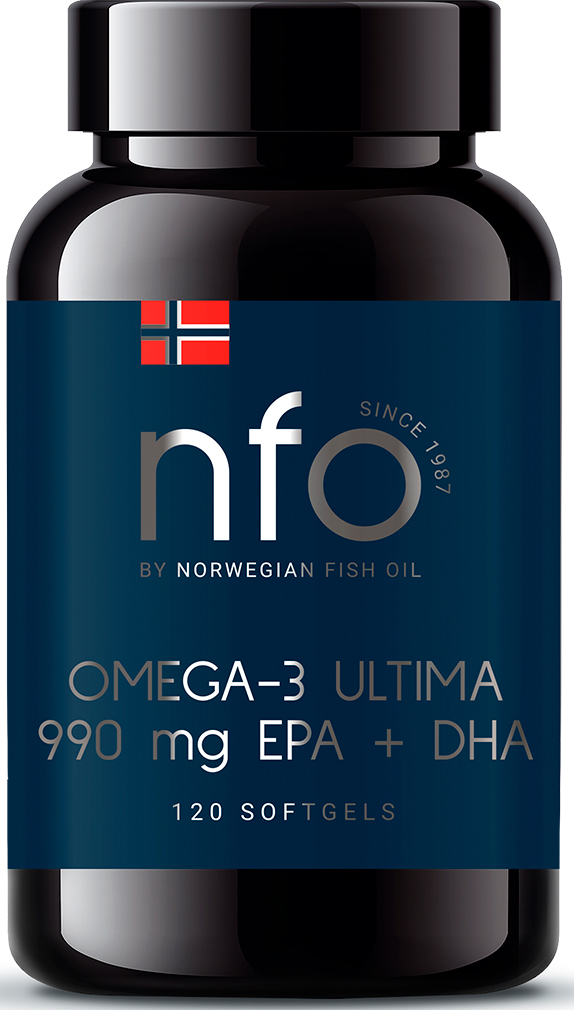 Norwegian Fish Oil Oмега 3 ультима, 120 капсул (Norwegian Fi