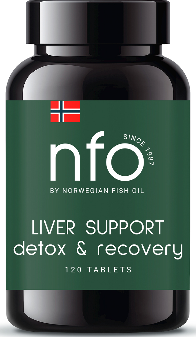 Norwegian Fish Oil Комплекс для поддержки печени, 120 таблет