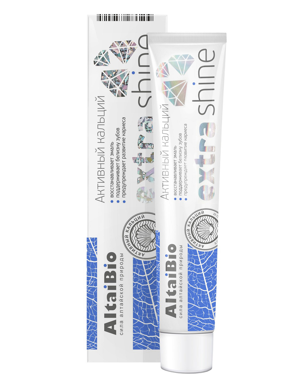 AltaiBio Зубная паста для укрепления эмали зубов Активный к