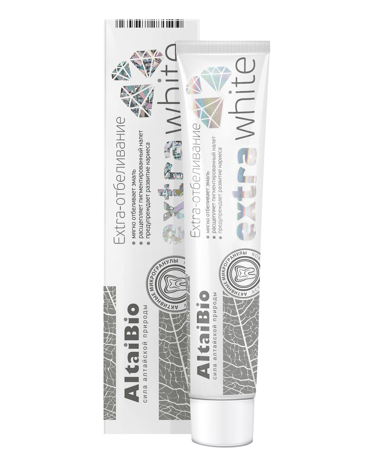 AltaiBio Зубная паста с активными микрогранулами Экстра отб