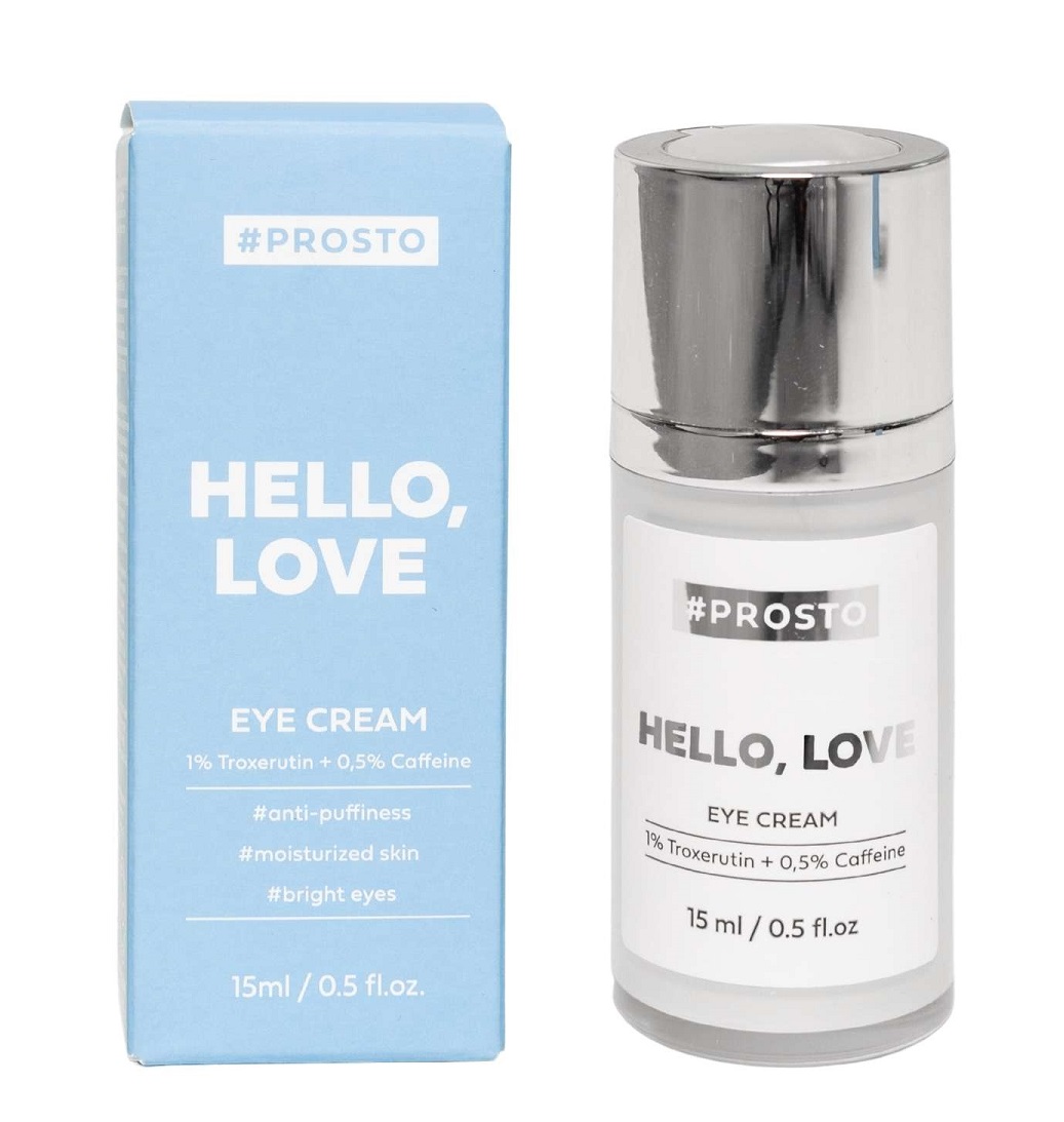 Prosto  Cosmetics Крем для кожи вокруг глаз Hello Love, 15 м