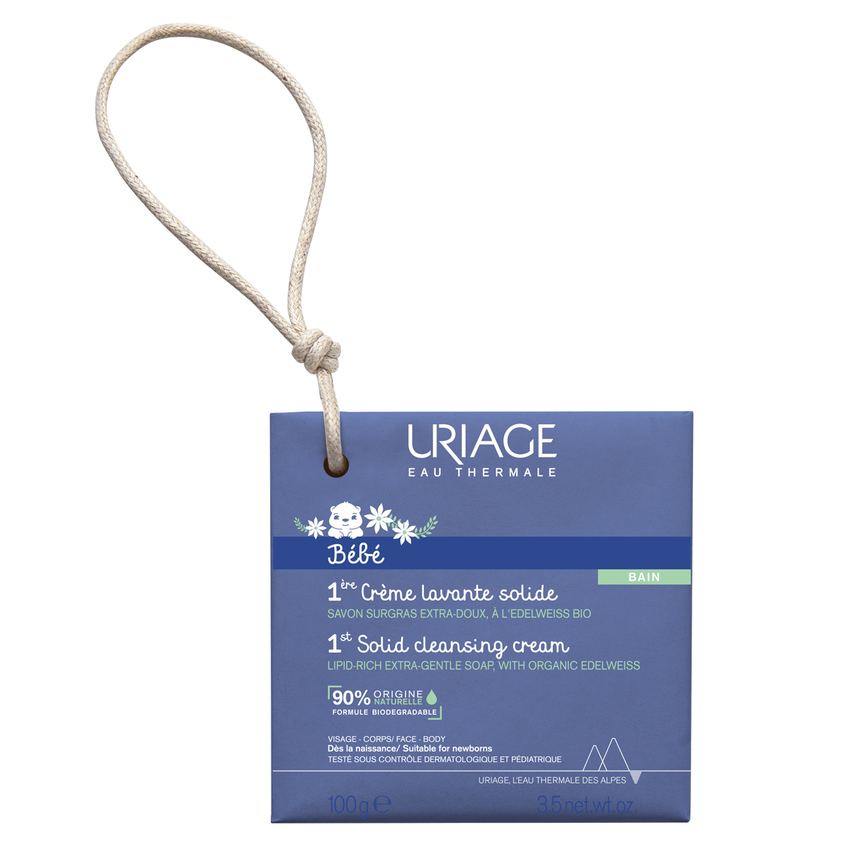 Uriage Первое очищающее крем-мыло, 100 г (Uriage, Детская га