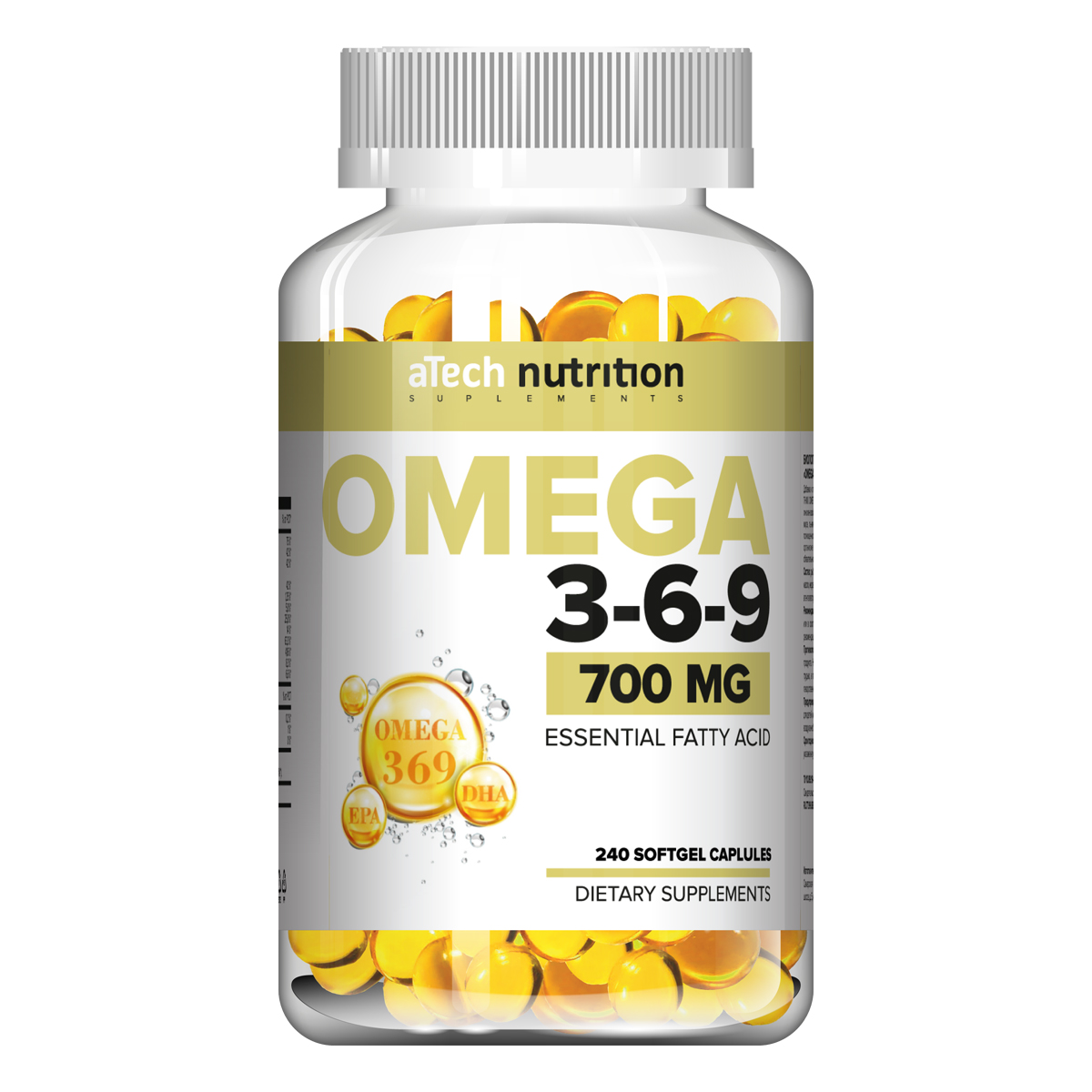 A Tech Nutrition Комплекс Омега 3-6-9 700 мг, 240 мягких к