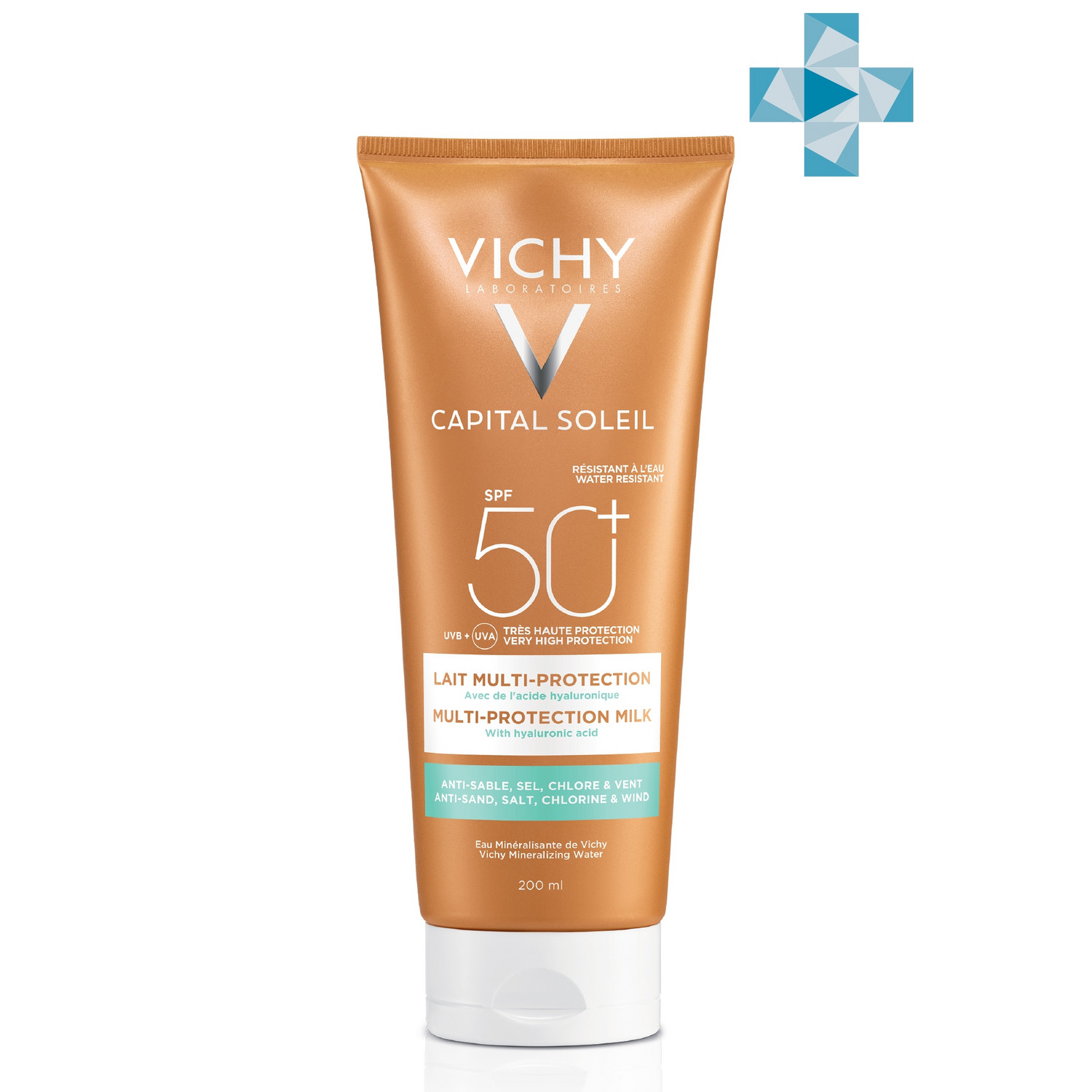 Vichy Увлажняющее солнцезащитное молочко SPF50+, 200 мл (Vic
