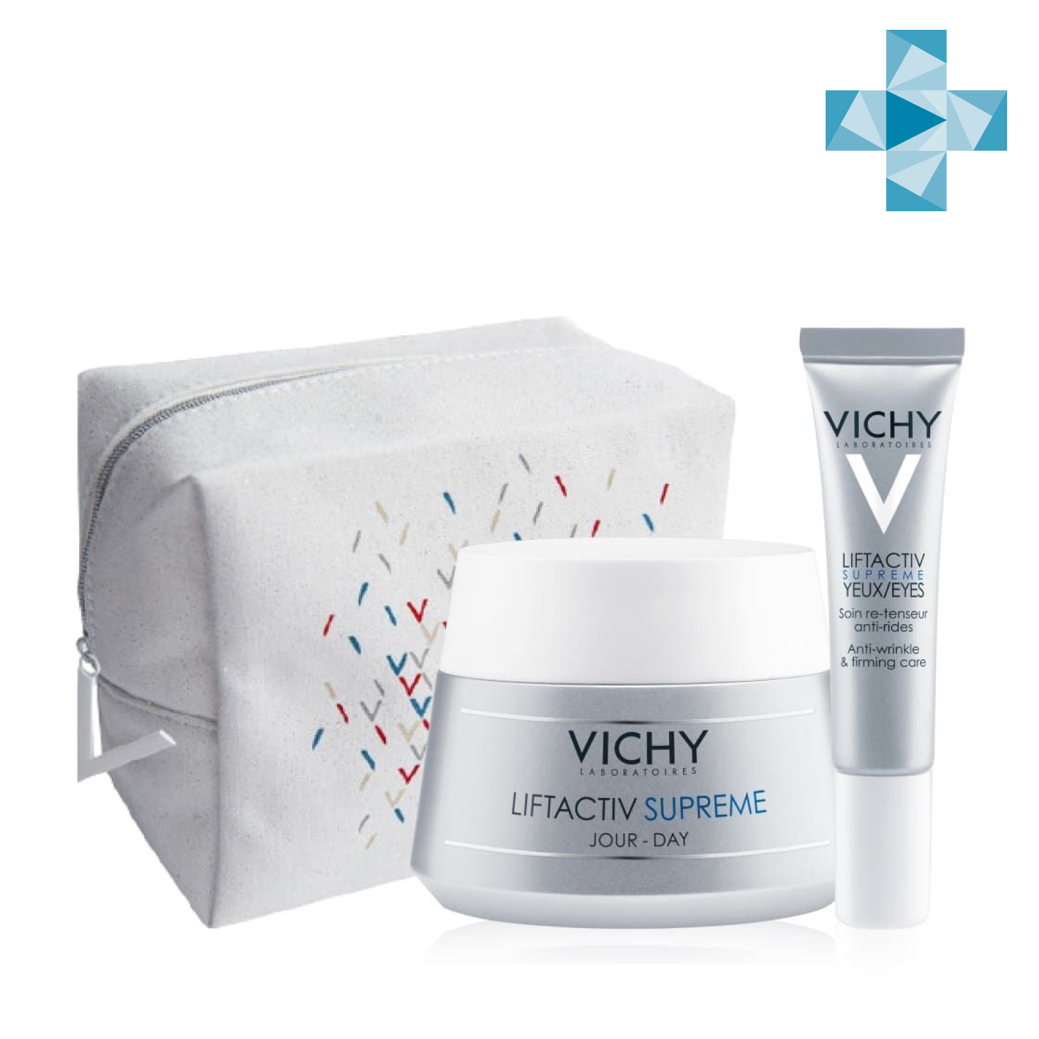 Vichy Набор для упругости кожи (дерморесурс крем для контура