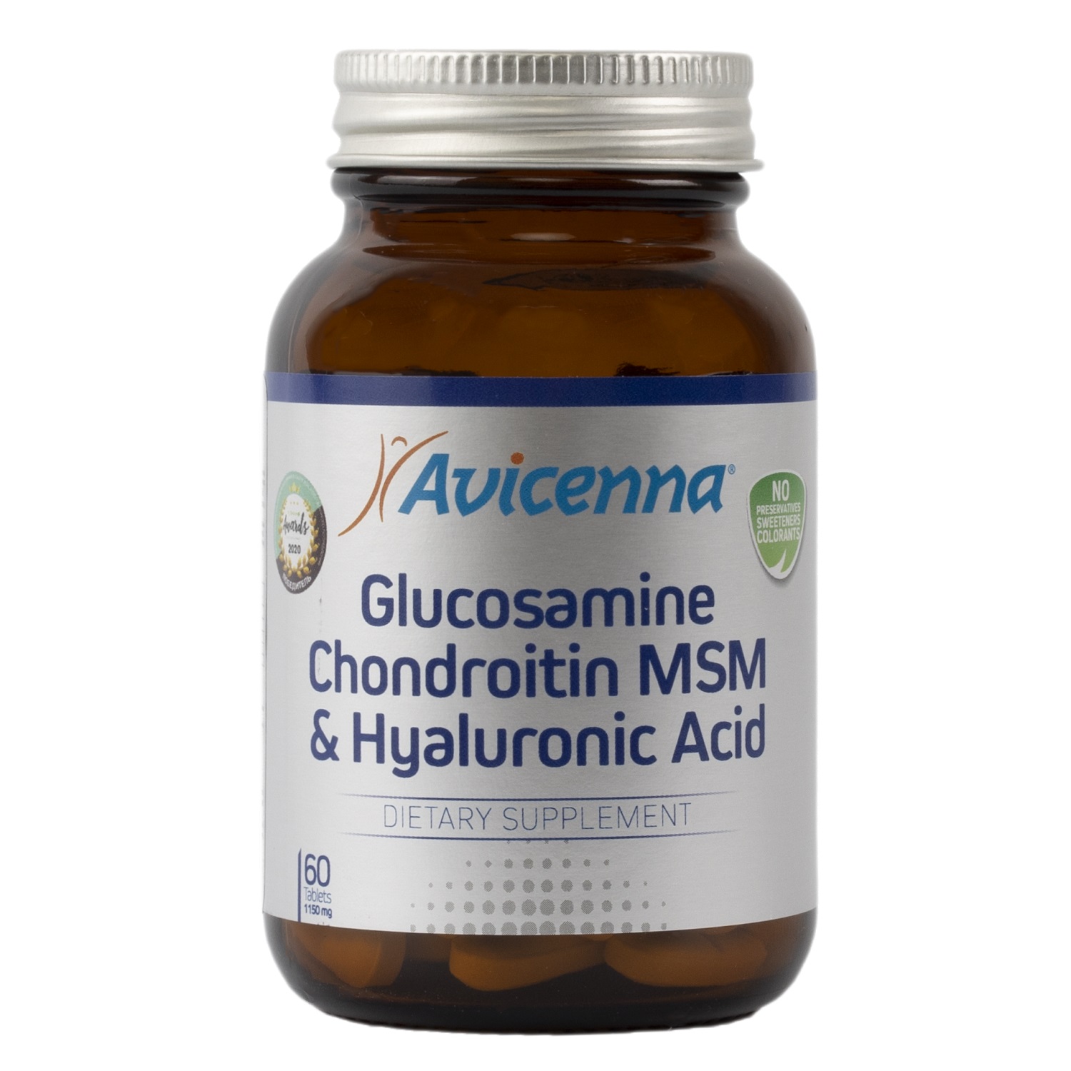 Avicenna Комплекс Глюкозамин хондроитин MSM + гиалуроновая 