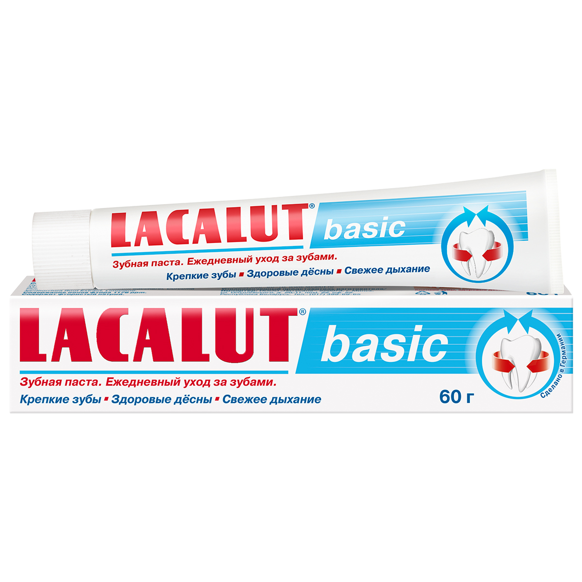 Lacalut Зубная паста Basic, 60 г (Lacalut, Зубные пасты)