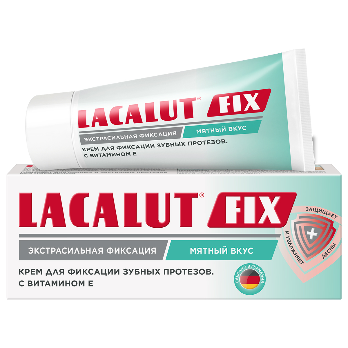 Lacalut Крем для фиксации зубных протезов Fix c мятным вкусо