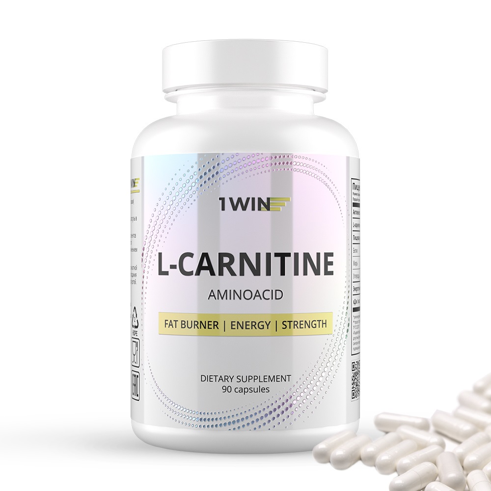 1WIN L-карнитин, 90 капсул (1WIN, Aminoacid)