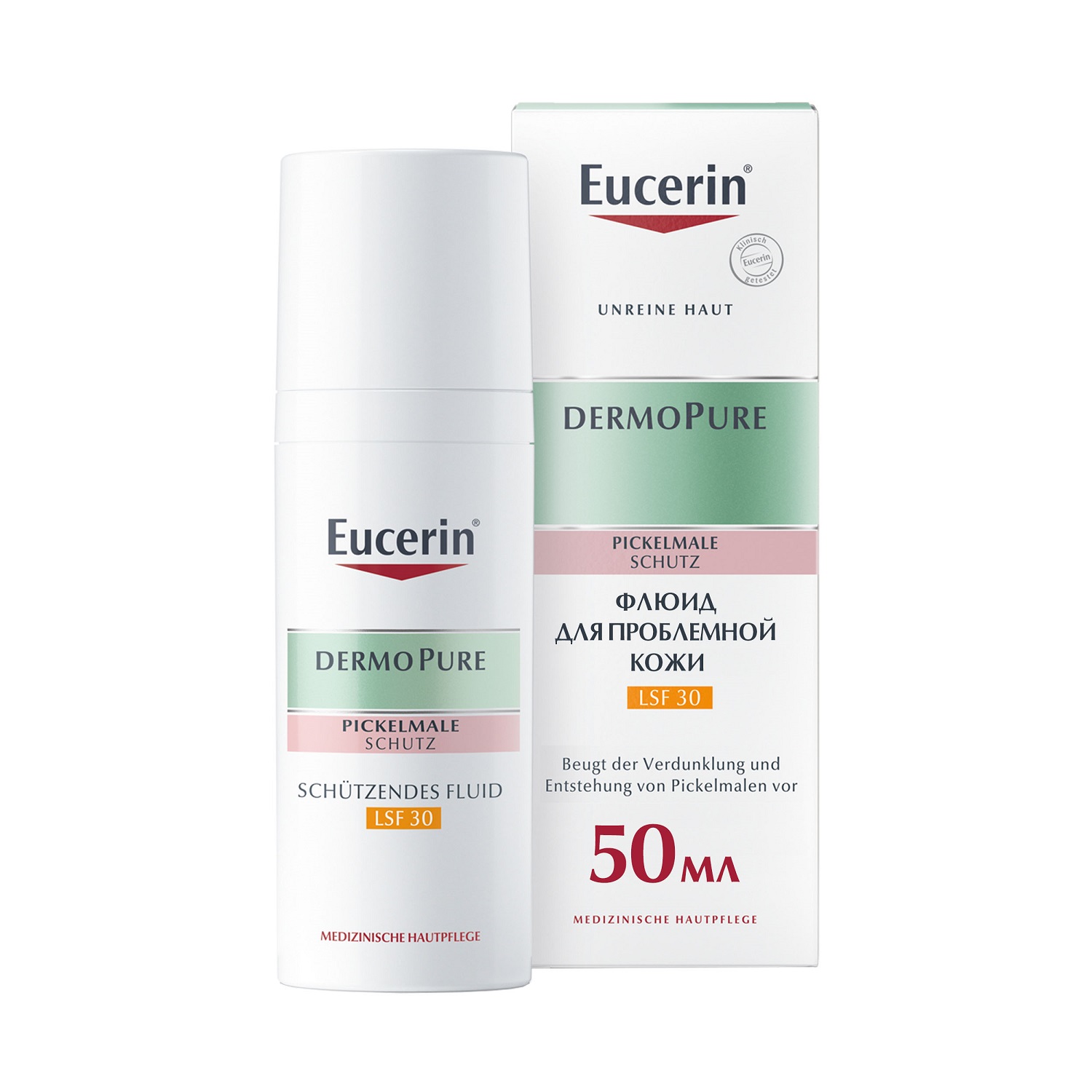 Eucerin Флюид для жирной и проблемной кожи SPF 30, 50 мл (Eu