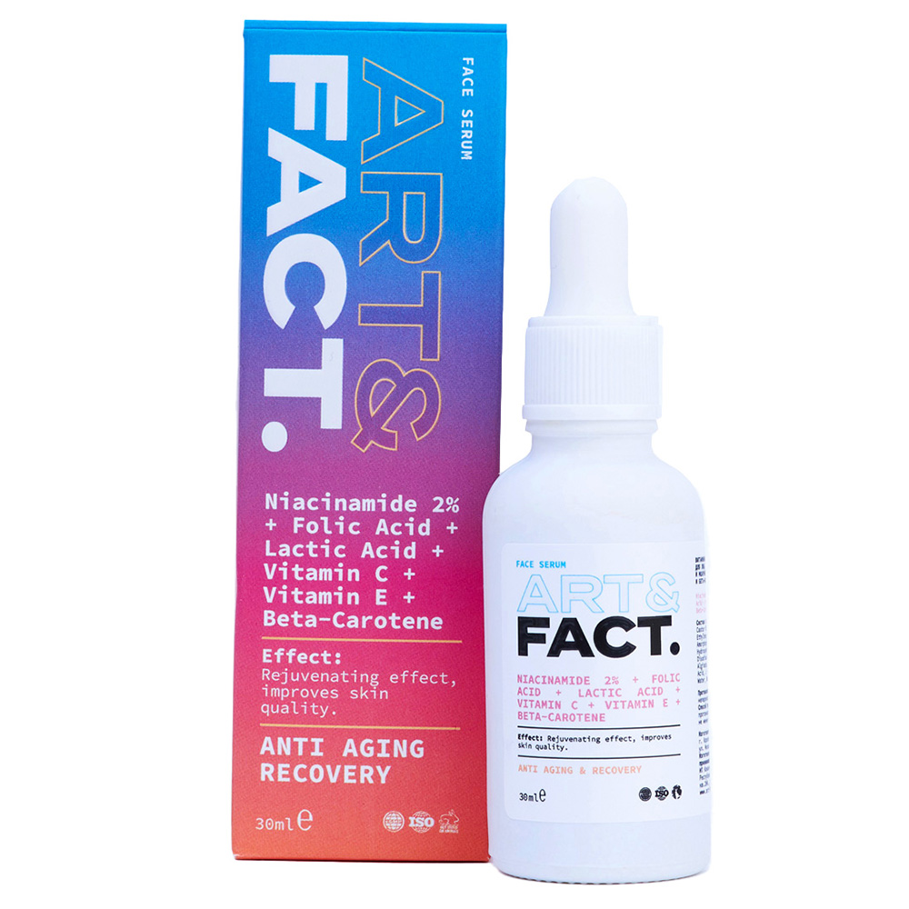 Art&Fact Витаминная сыворотка Niacinamide 2% + Folic Acid + 