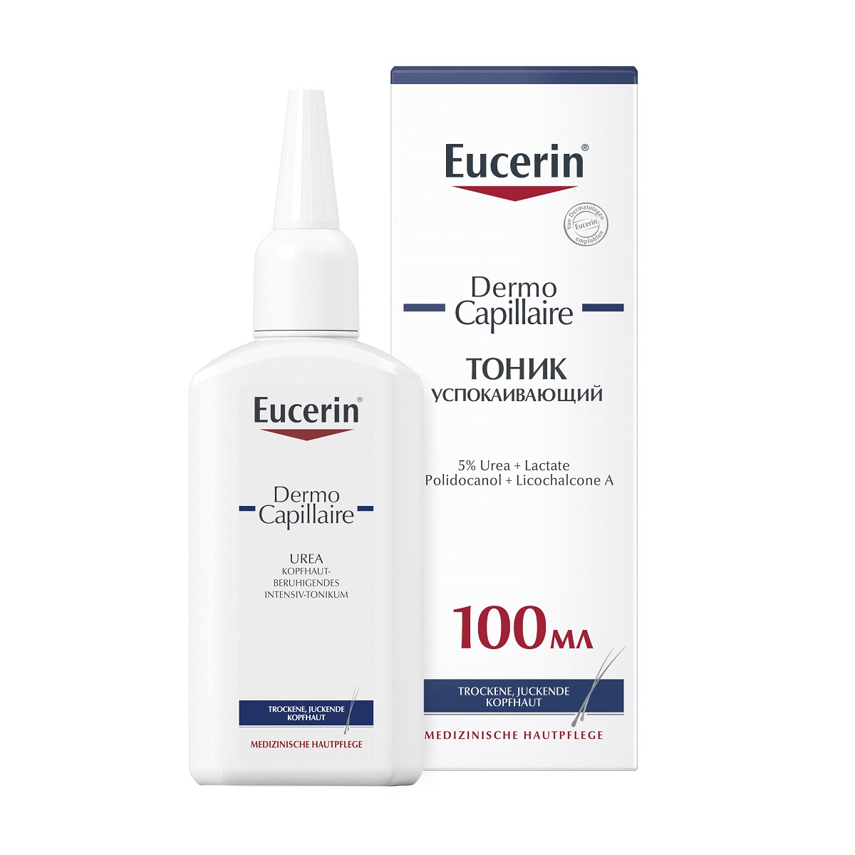 Eucerin Успокаивающий тоник для кожи головы, 100 мл (Eucerin