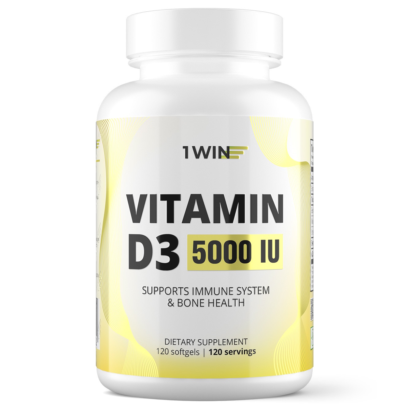1WIN Комплекс Капсулированный витамин D3 5000 ME, 120 капс