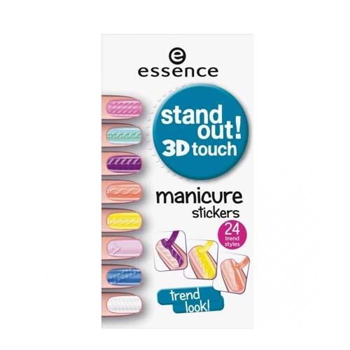 Essence Наклейки для ногтей Stand out! 3D touch manicure sti