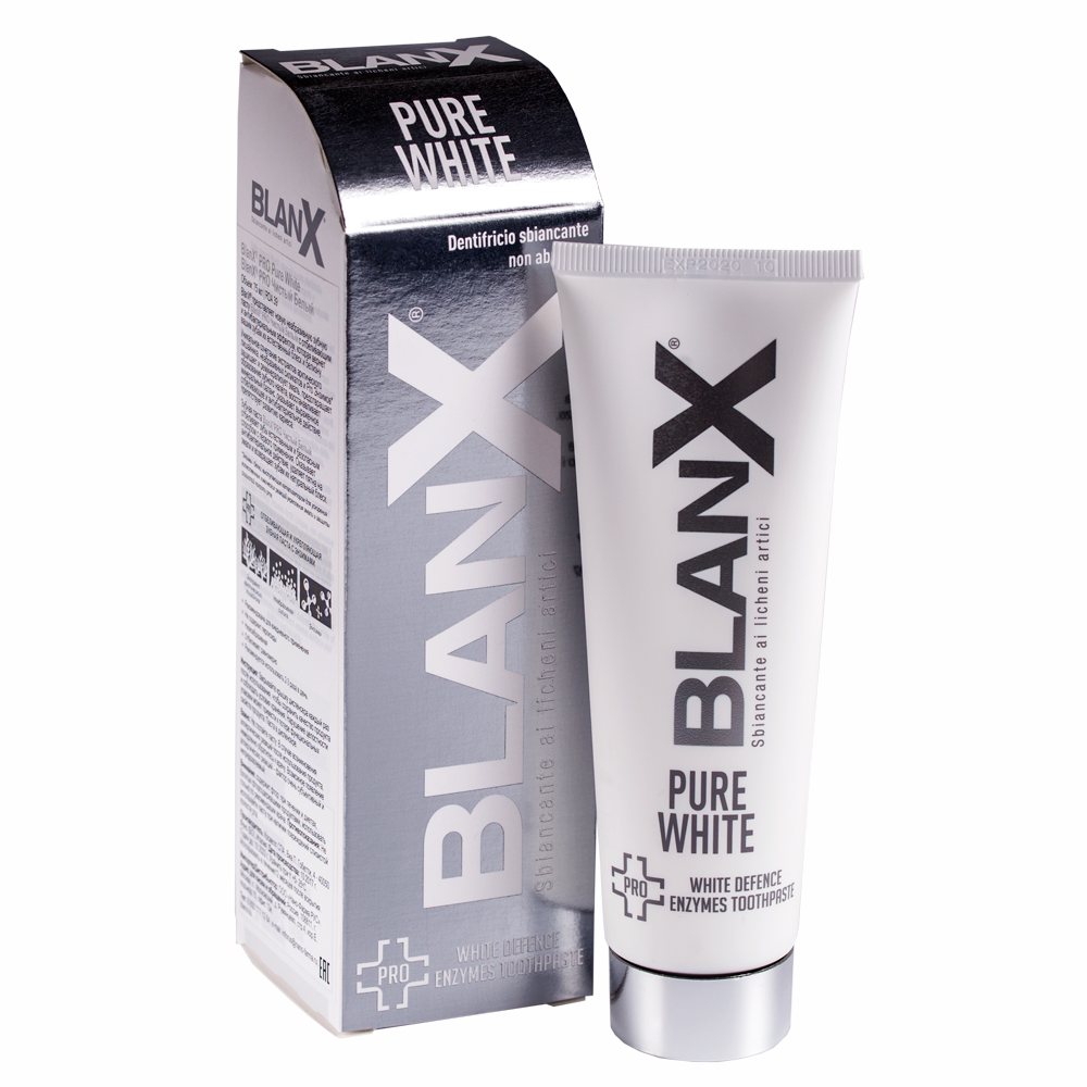 Blanx Pro Pure White Зубная паста Про-чистый белый 75 мл (Bl