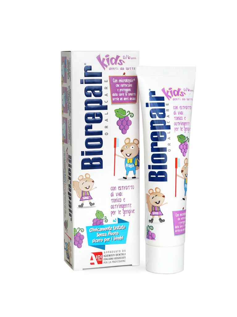 Biorepair Детская зубная паста 50 мл виноград (Biorepair, Де