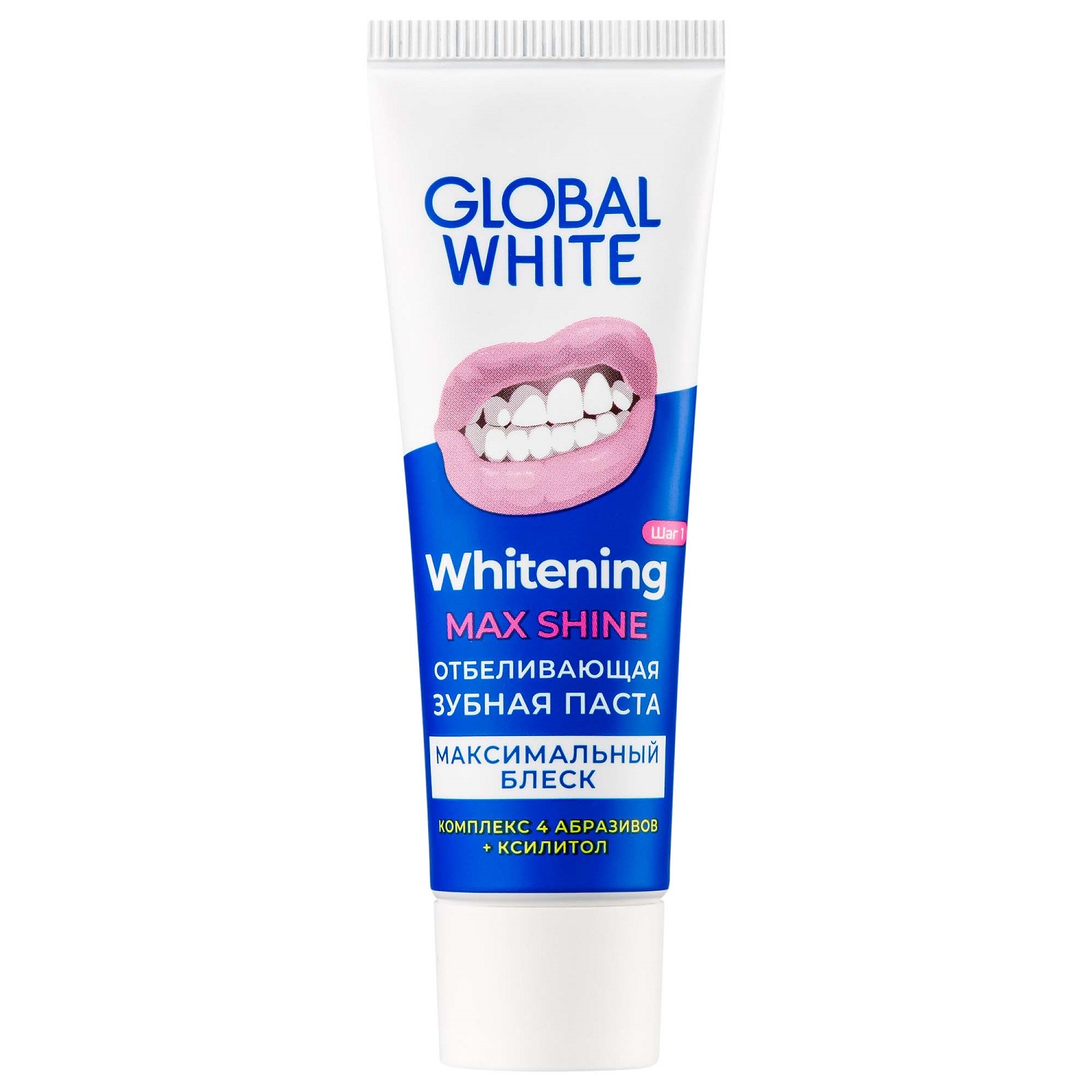 Global White Отбеливающая зубная паста Max Shine, 30 мл (Glo