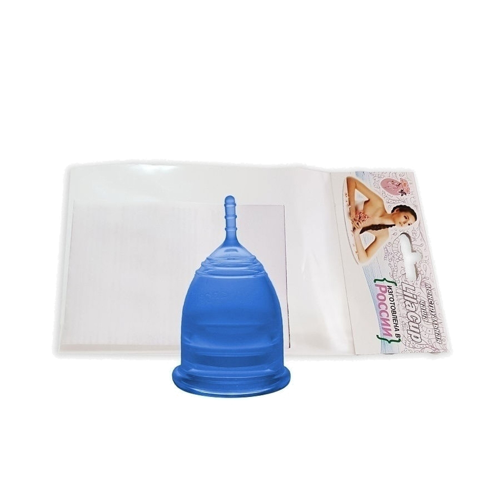 LilaCup Чаша менструальная Практик, синяя L (LilaCup, Прак