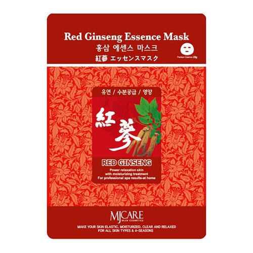 Mijin Тканевая маска красный женьшень Red Ginseng Essence Ma