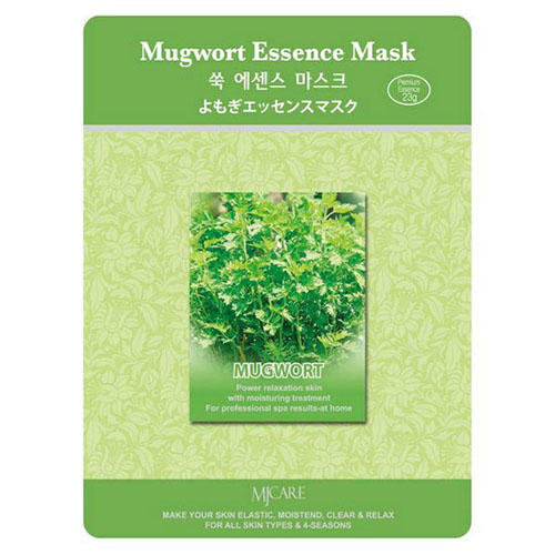 Mijin Тканевая маска полынь Mugwort Essence Mask Mijin 23 г 