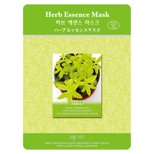Mijin Тканевая маска экстракты трав Herb Essence Mask Mijin 