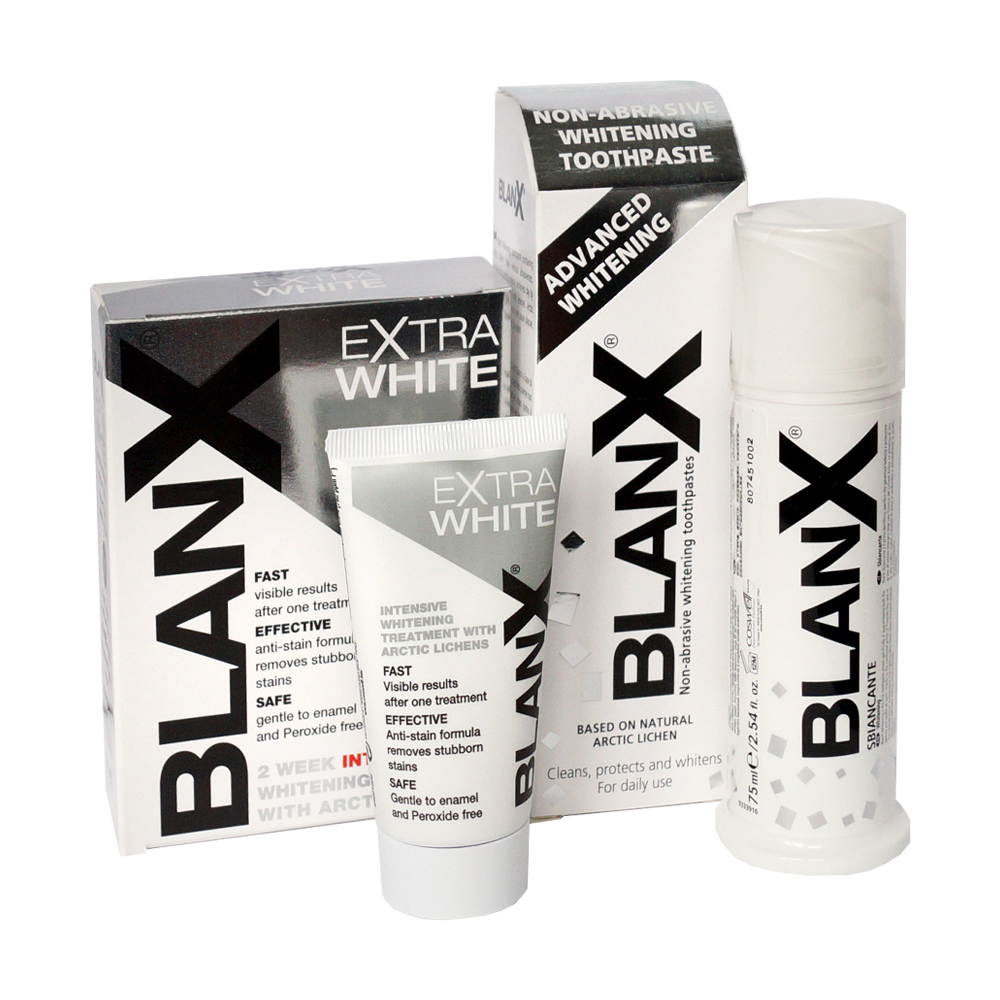 Blanx Курсовое отбеливание: Отбеливающая зубная паста BlanX 