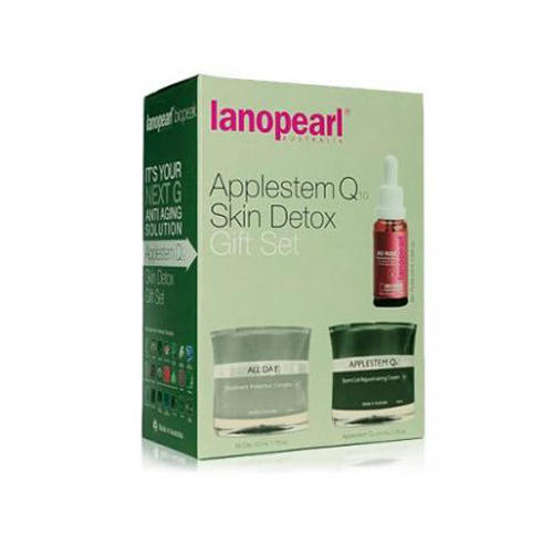 Lanopearl Applestem Q10Skin Detox Набор омоложение кожи (Кре