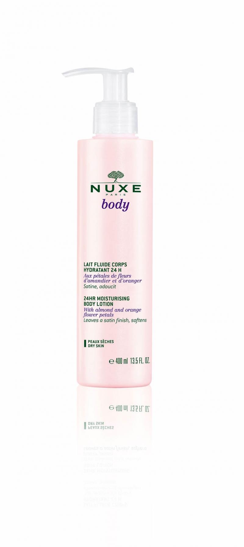 Nuxe Нежное молочко для тела, увлажнение 24 часа, 400 мл (Nu