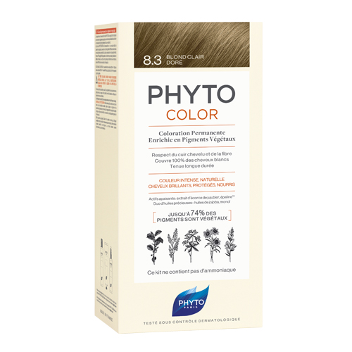 Phyto 8.3 Фитоколор Краска для волос Светлый золотистый блон