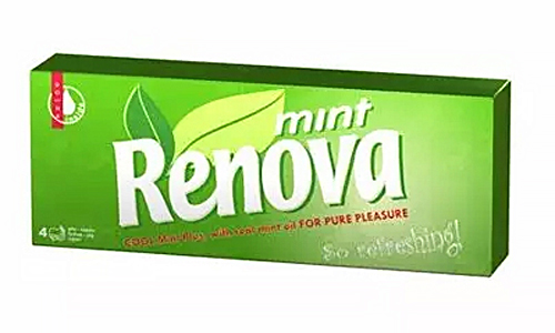 Renova Бумажные платочки Renova Mint, 10 х10 шт (Renova, )