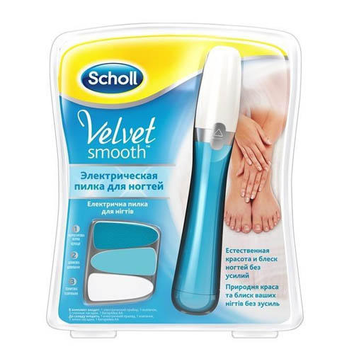 Scholl Пилка электрическая для ногтей (Scholl, Velvet Smooth