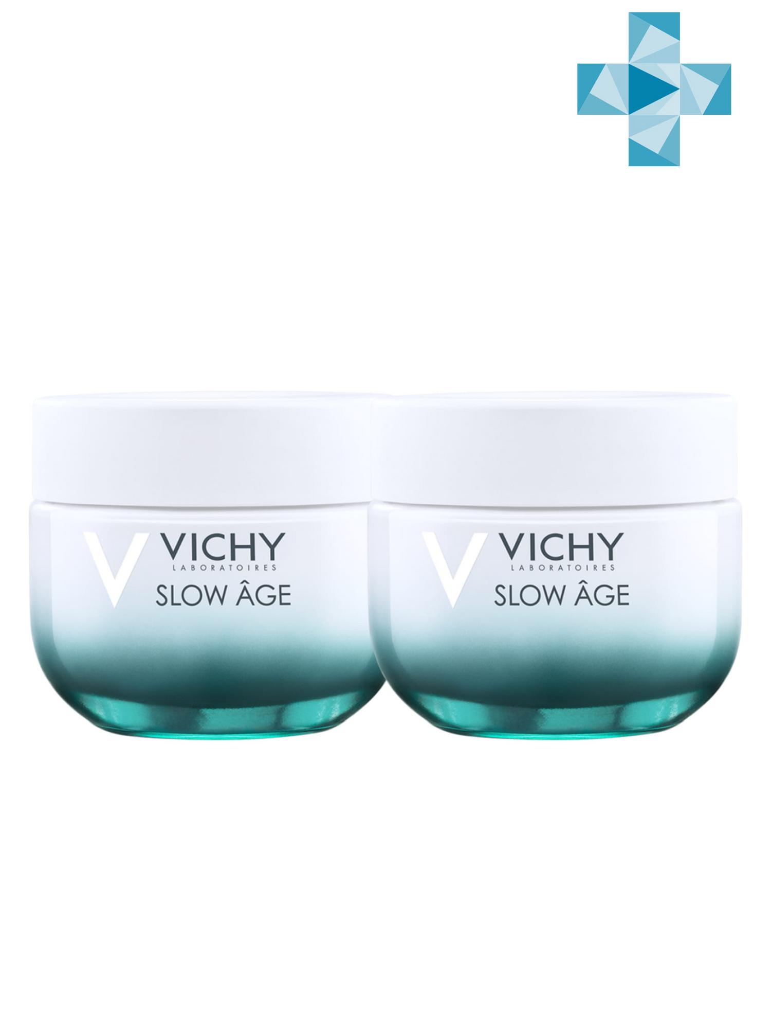 Vichy Комплект Слоу Аж Укрепляющий крем для сухой кожи SPF 3