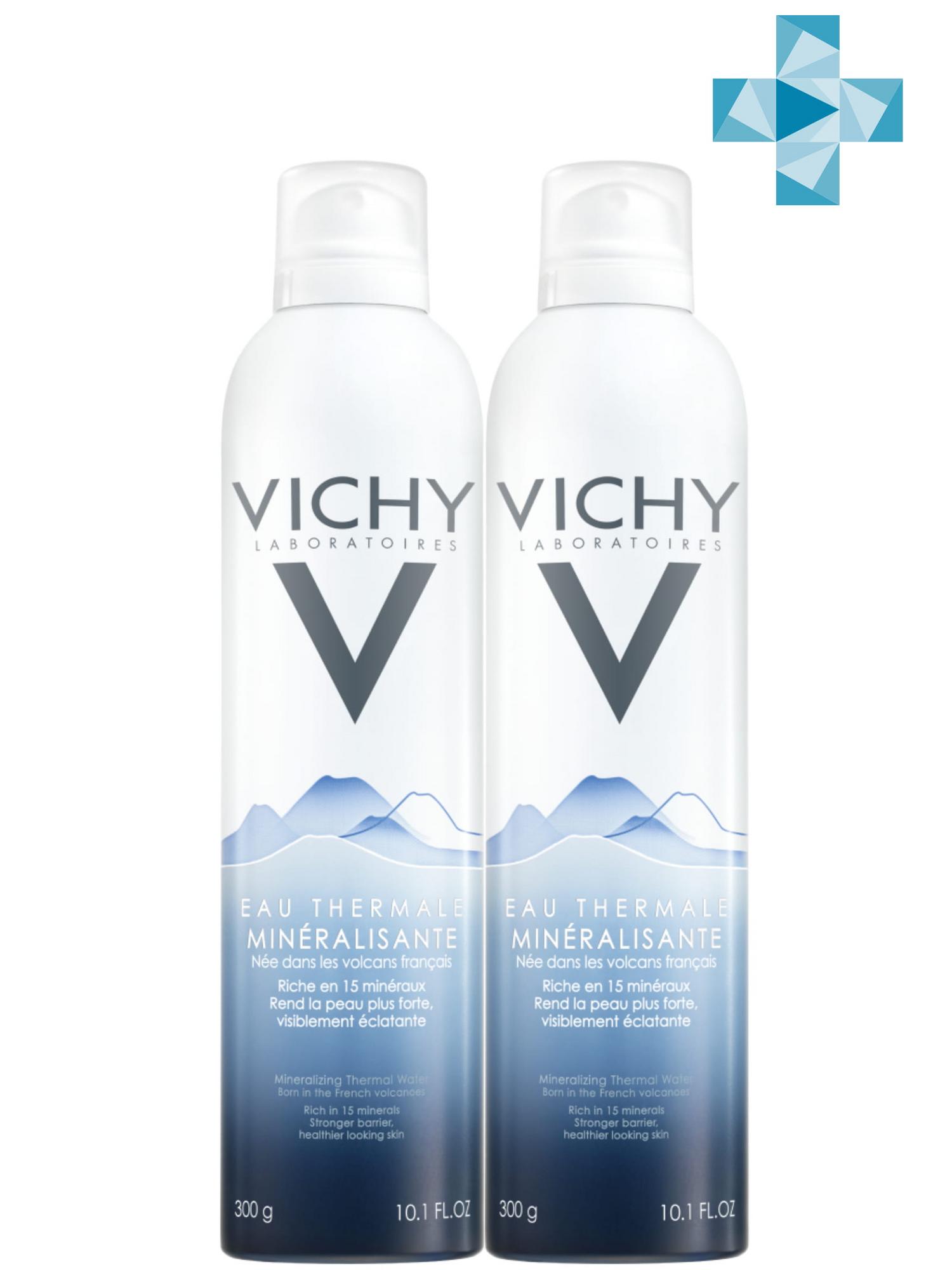 Vichy Комплект Термальная Вода Vichy, 2 шт. по 300 мл (Vichy