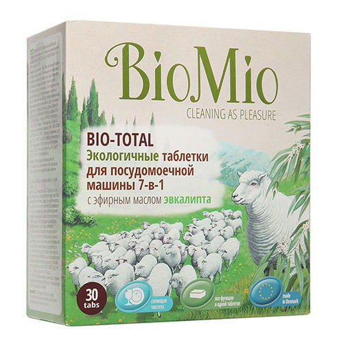BioMio Таблетки для посудомоечной машины с эфирным маслом Эв