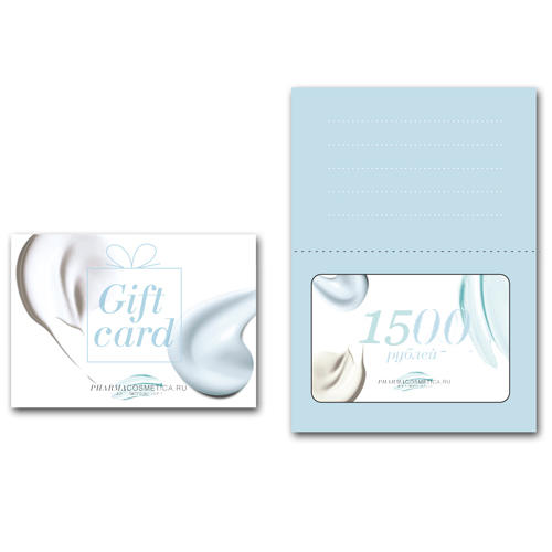 Gift Cards Пластиковая подарочная карта номиналом 1500 р (Gi