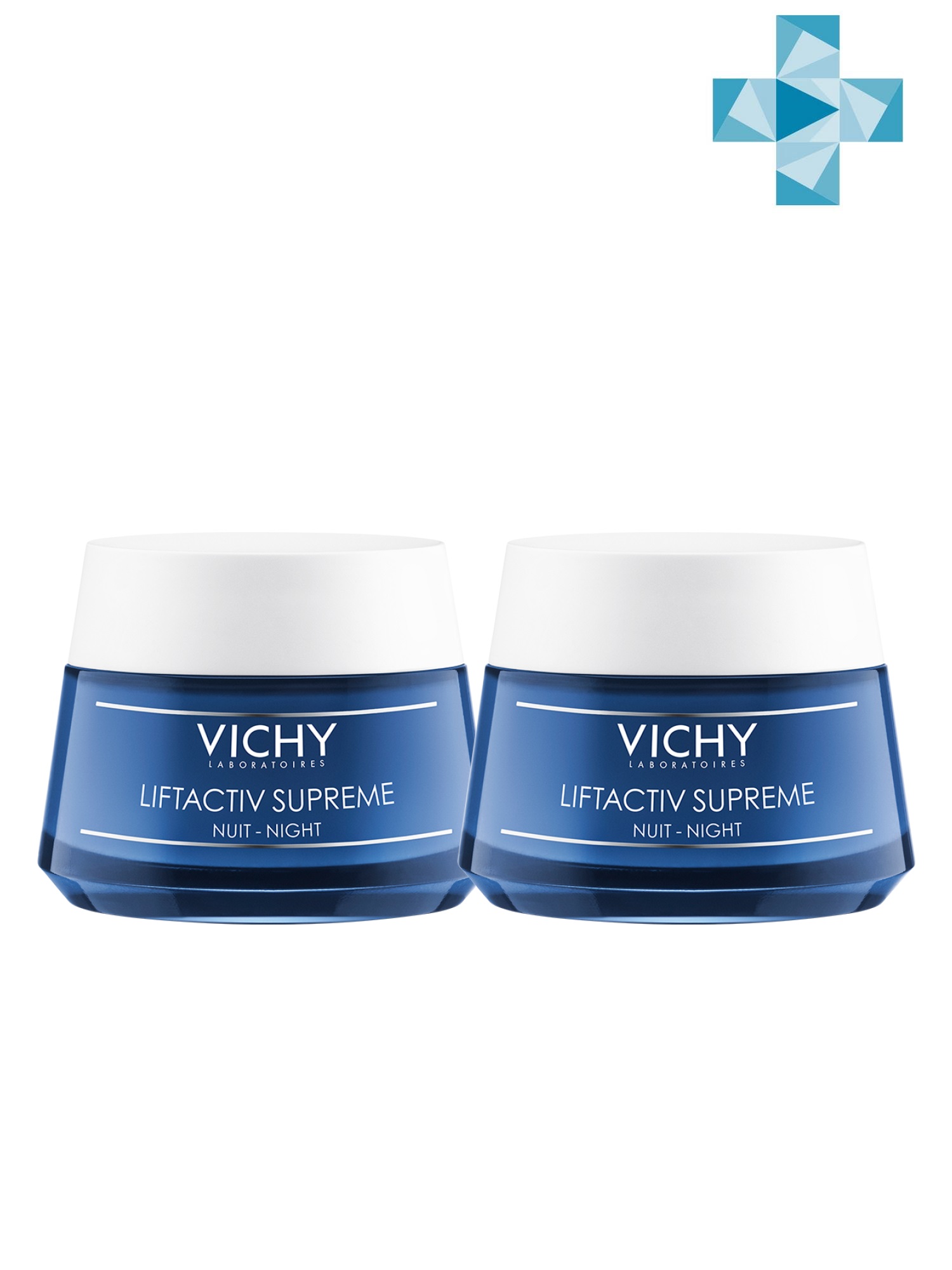 Vichy Комплект Ночной крем-уход, 2х50 мл (Vichy, Liftactiv)