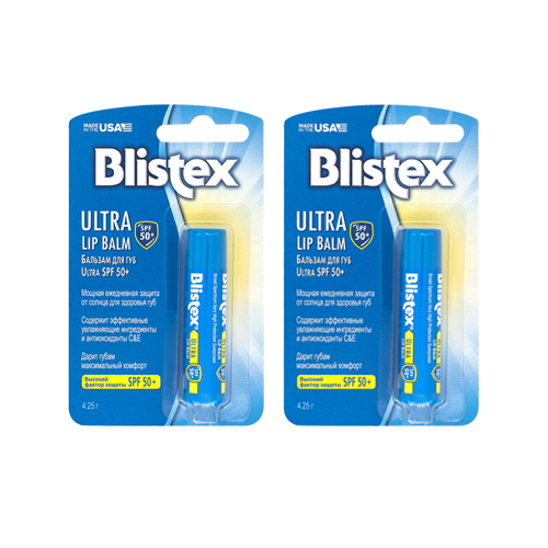 Blistex Комплект Бальзам для губ Ultra SPF 50, 2х4,25 гр. (B