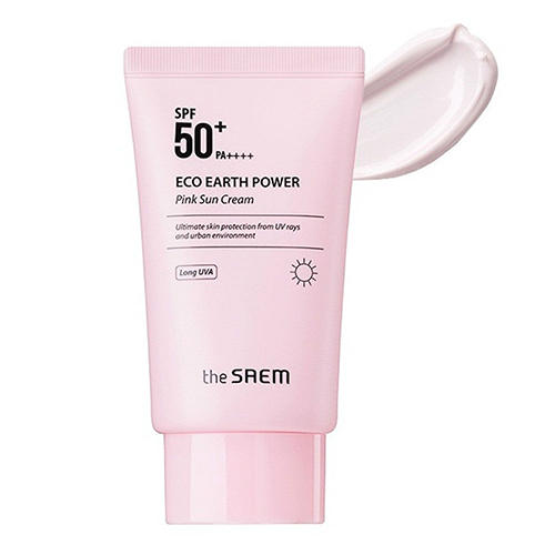 The Saem Крем солнцезащитный Eco Earth Power Pink Sun Cream,