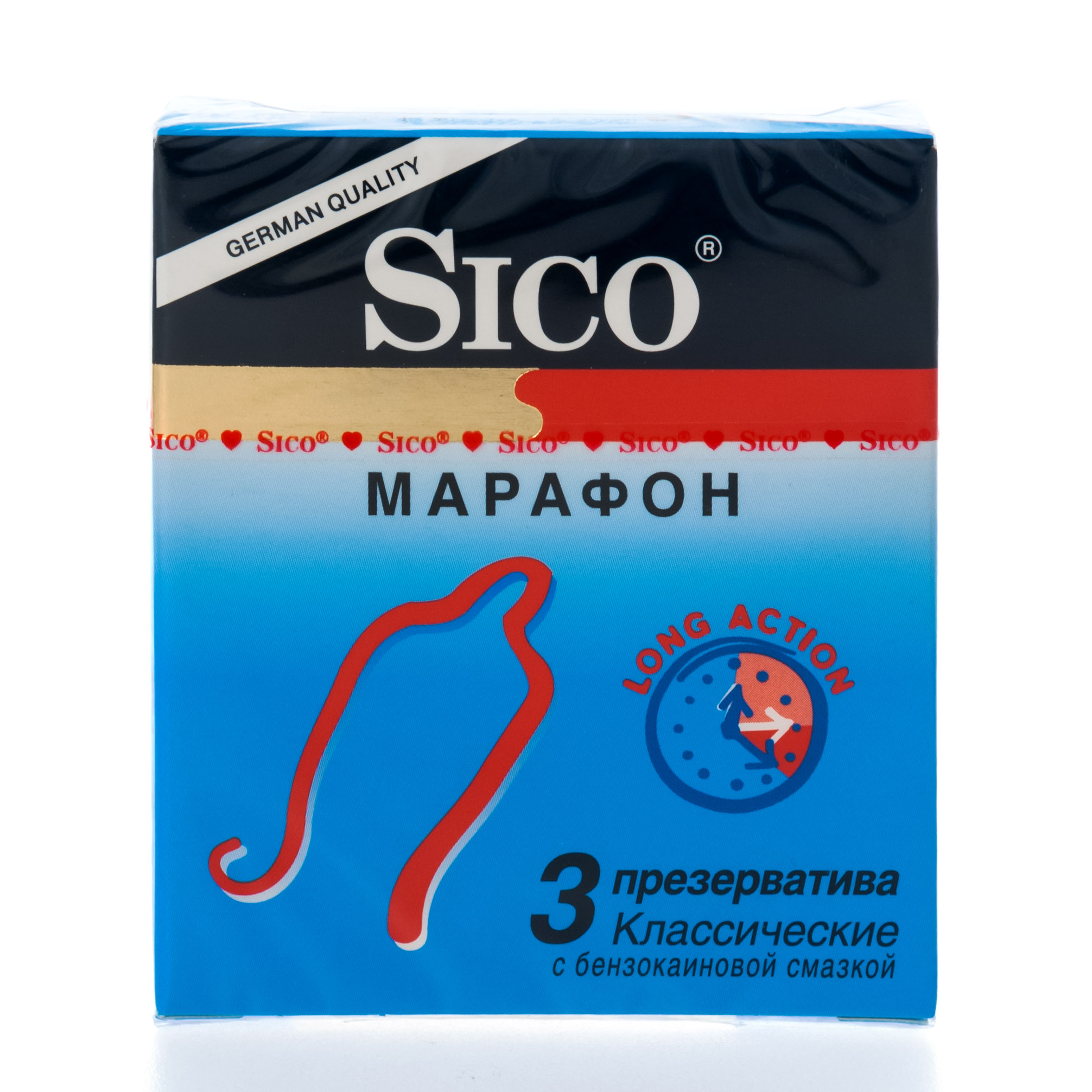 Sico Презервативы № 3 Марафон классические, 3 шт (Sico, Sico