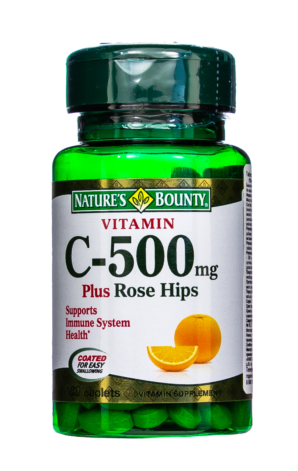 Nature's Bounty Витамин С 500 мг и Шиповник 100 таблеток (Na