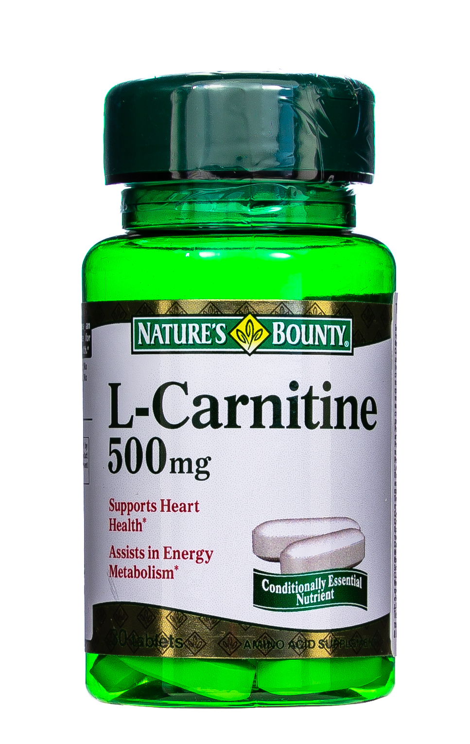 Nature's Bounty L-карнитин 500 мг 30 таблеток (Nature's Boun