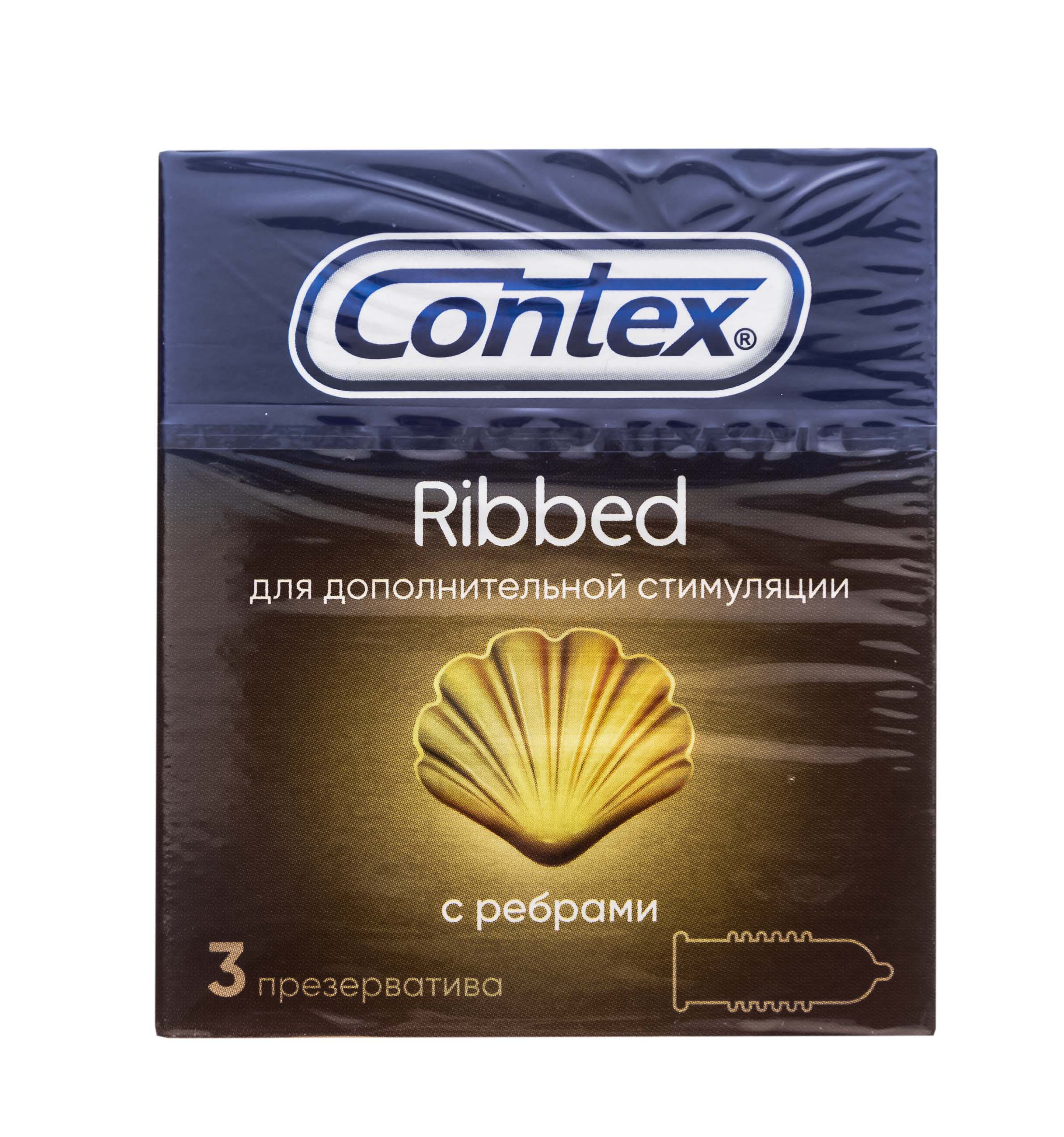 Contex Презервативы Ribbed ребристые, №3 (Contex, Презервати