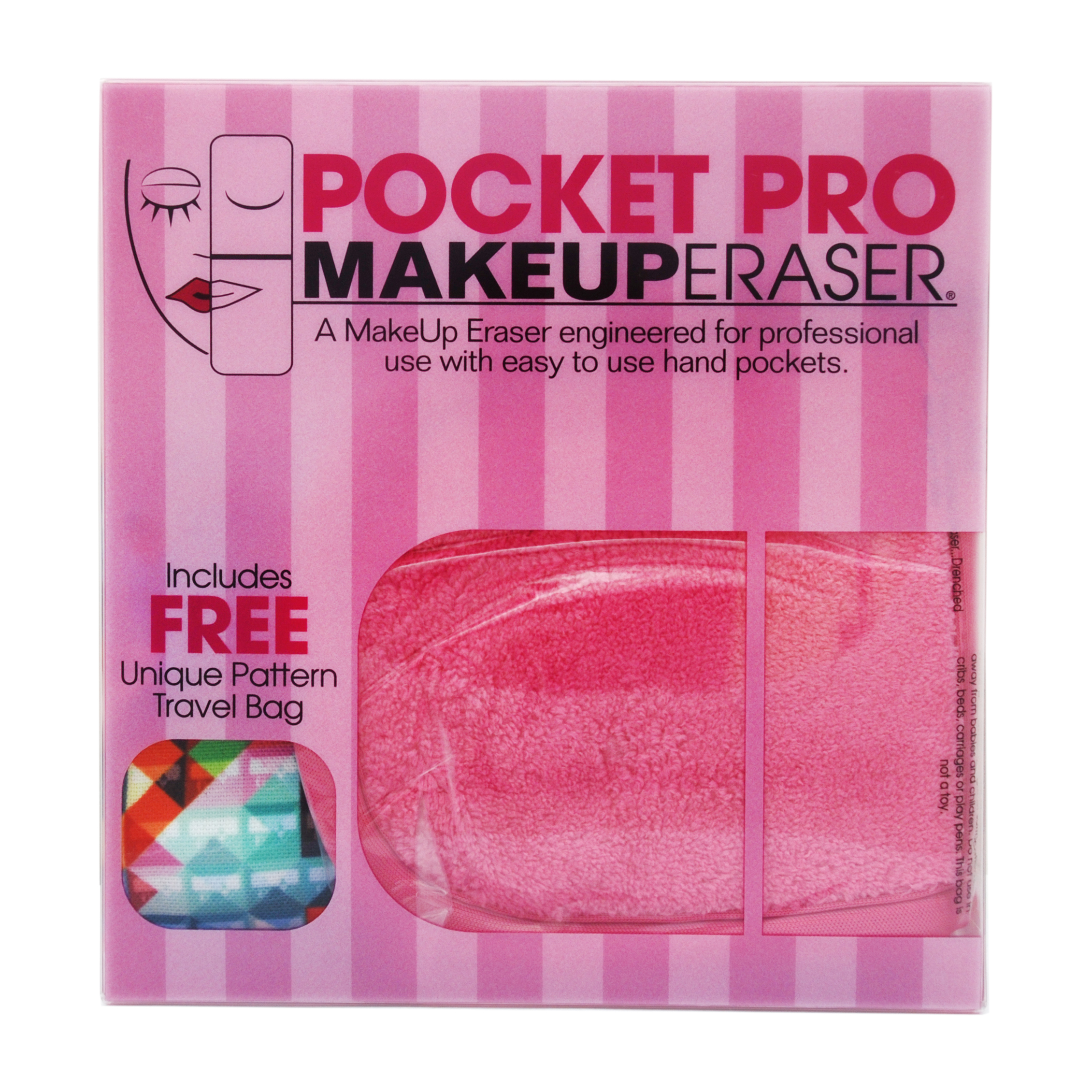 MakeUp Eraser Салфетка для снятия макияжа с карманами для ру
