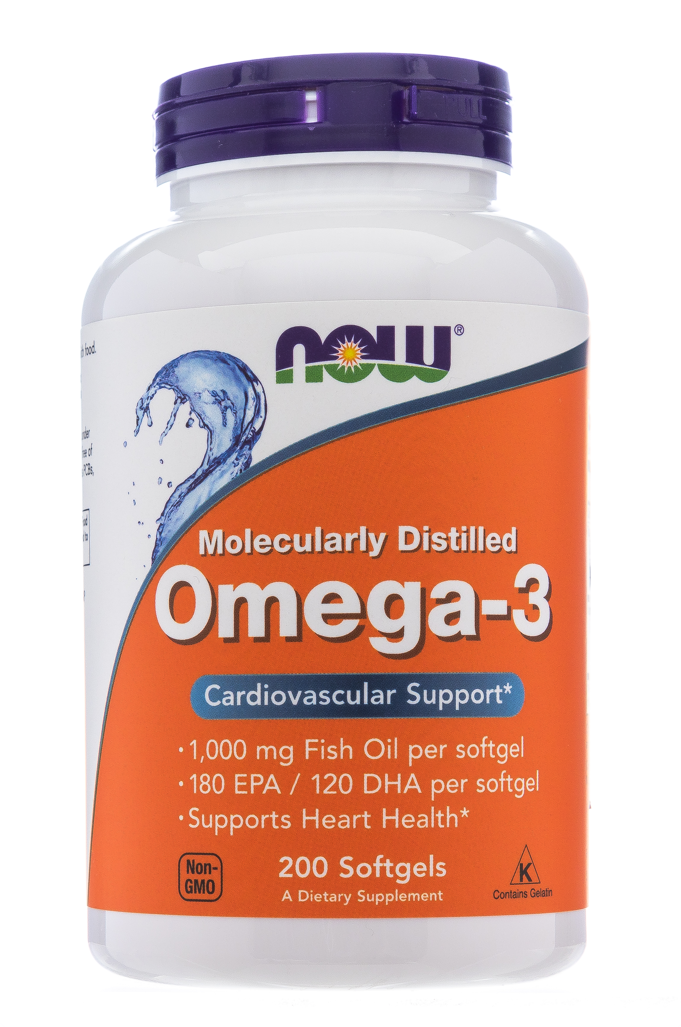 Now Foods Омега-3 1400 мг, 200 капсул (Now Foods, Жирные кис