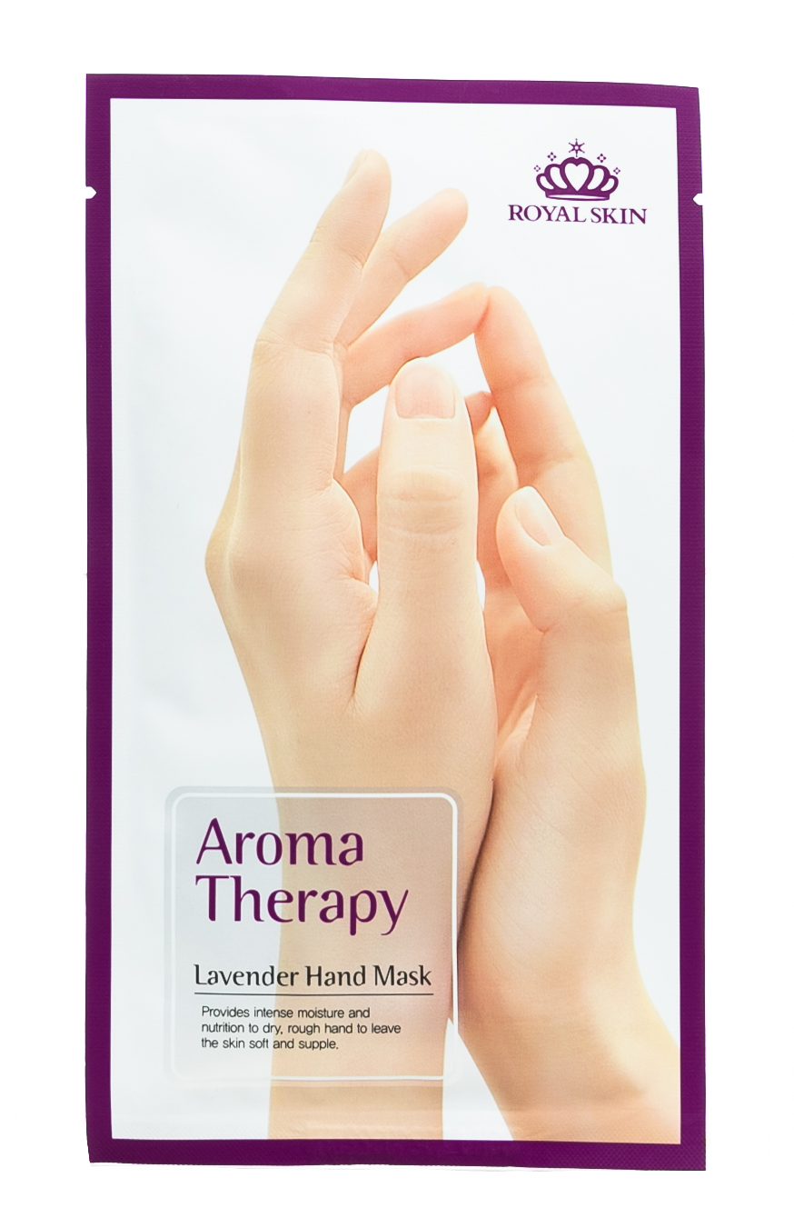 Royal Skin Увлажняющие перчатки для рук Aromatherapy lavende